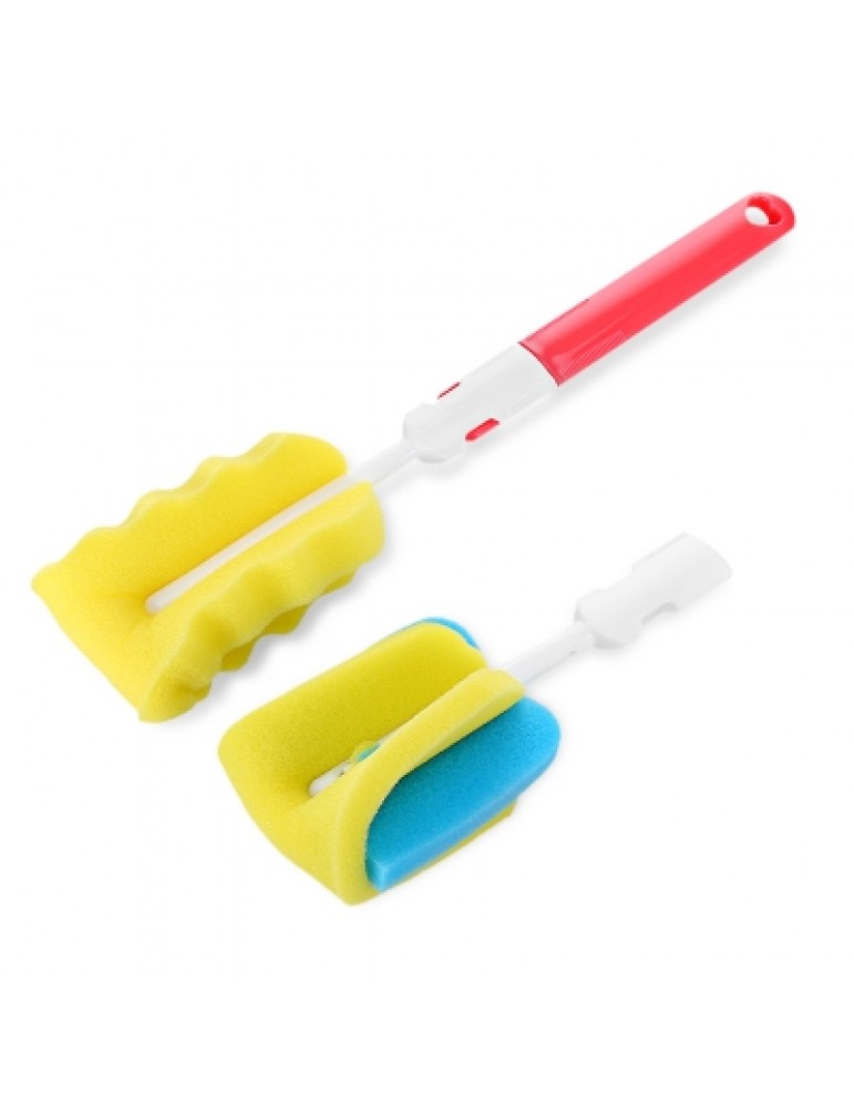 Baby Infant Milk Bottle Nipple Cleaning Brush Tools with Replacement Head